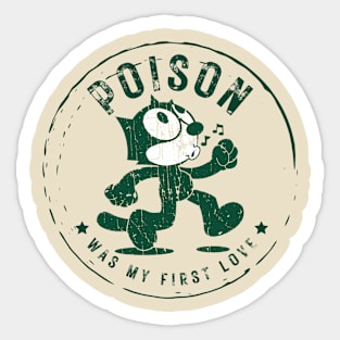 poison wistle blowing Sticker